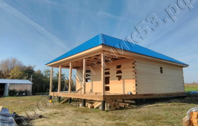 2 Брусовой дом 11×8, 88 м², Тульская область, Щёкинский район, Село Голощапово (3)